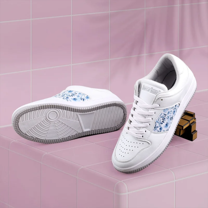 Bacca Bucci White BLISS Low Top Sneakers for Women | Best Price UAE